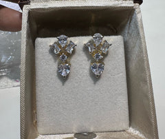 Earring Eartops 042 DIAMOND WHITE