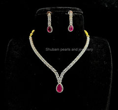 NECKLACE Necklace 619 DIAMOND RUBY