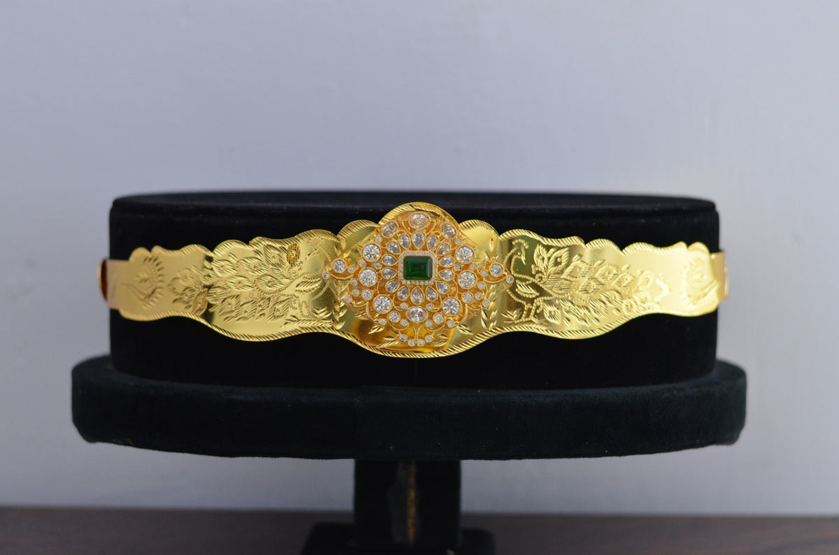 VADDANAM wb012 GOLDEN STONE EMERALD