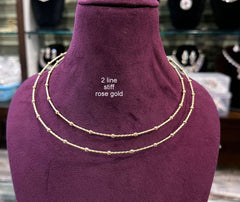 DORI AND CHAINS ball chain 2 line ITALIAN  medium