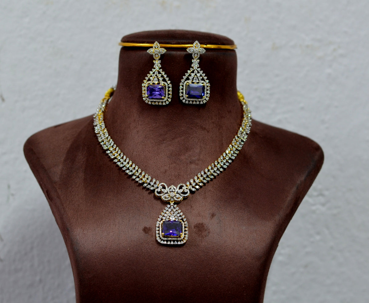 NECKLACE Necklace 938 DIAMOND EMETHYST PURPLE