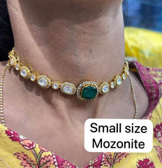 NECKLACE Necklace 644 MOZONITE EMERALD