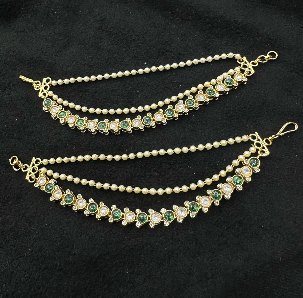 ACCESSORIES  Champswrl 023 EMERALD- CH023 GOLDEN STONE medium