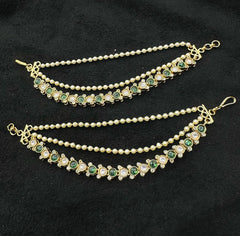 ACCESSORIES  Champswrl 023 EMERALD- CH023 GOLDEN STONE medium