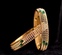 BRACELET/BANGLE bangles 001 EMERALD 2'8