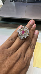 FINGERRING Fingerring 026 DIAMOND RUBY