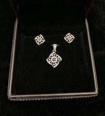 PENDANT SET / LOCKETS pendant set 299 DIAMOND RUBY
