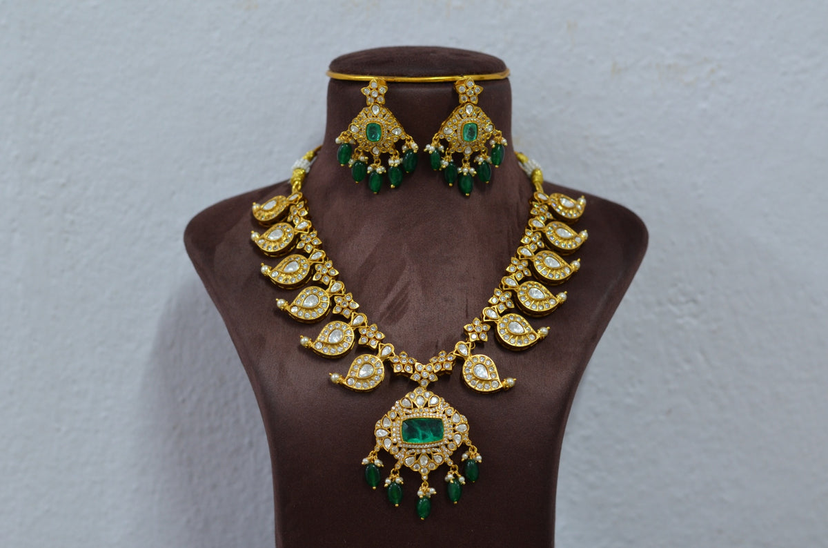 NECKLACE Necklace 926 MOZONITE EMERALD