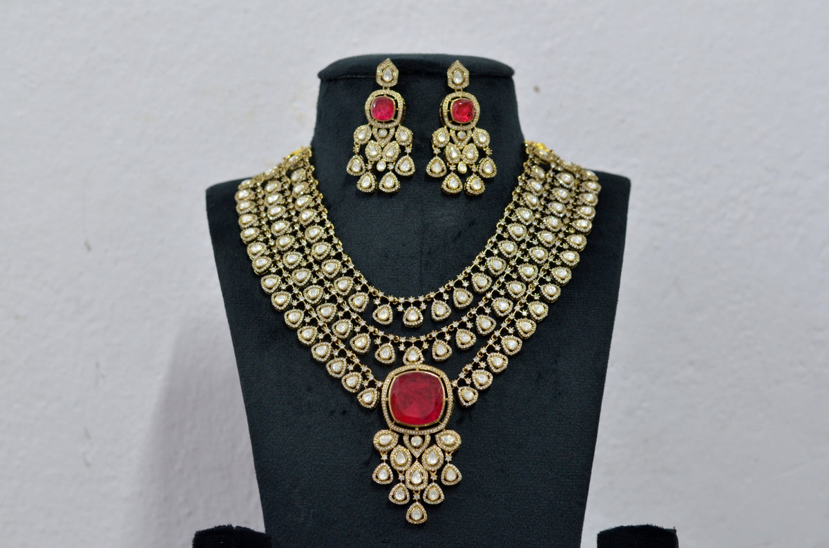 NECKLACE necklace 155 VICKTORIAN  RUBY Layers