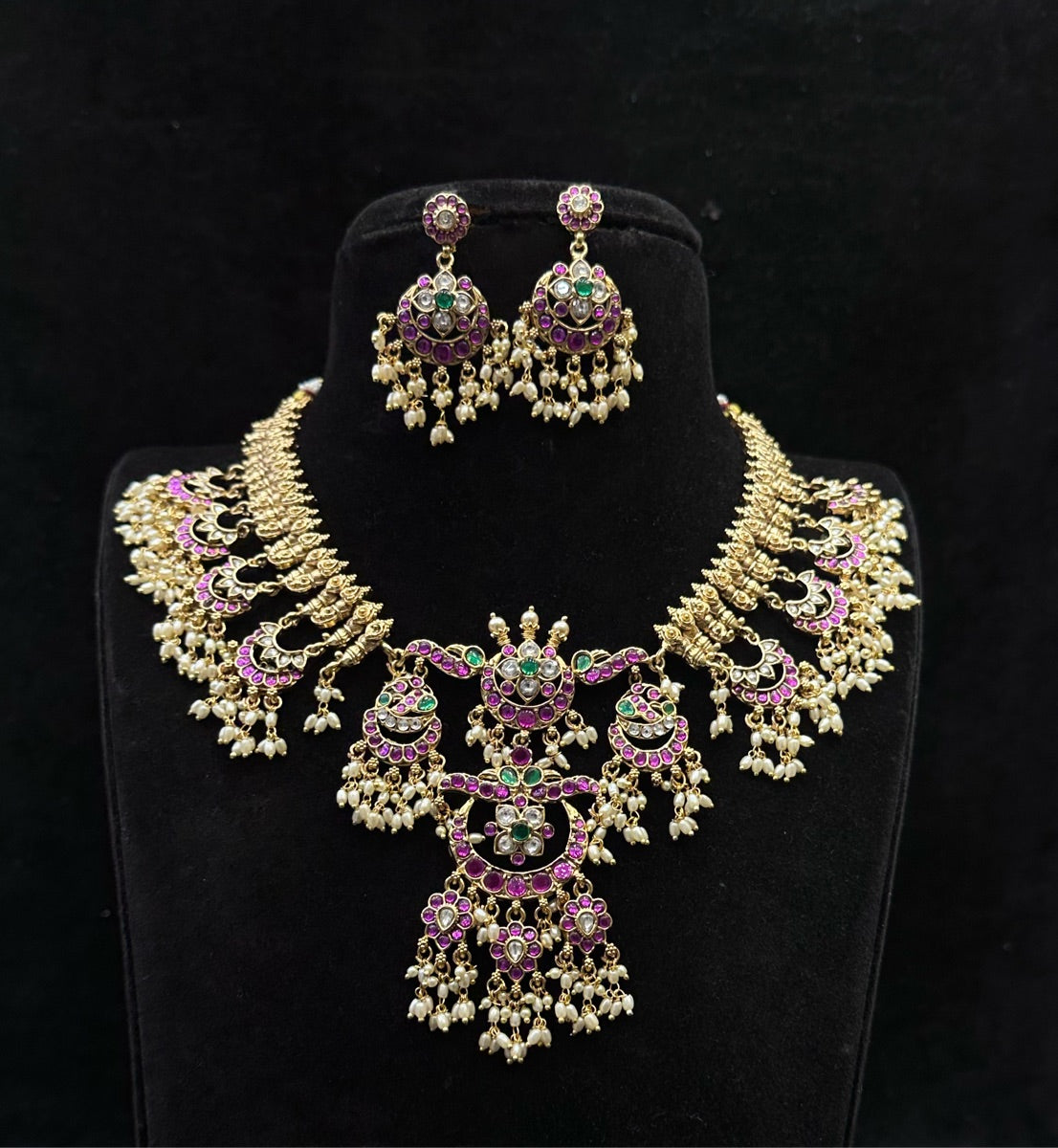 NECKLACE Necklace 647 NAKSHI ANTQIUE GOLDEN