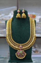 NECKLACE Long Necklace 796 - NE796 NAKSHI KEMPU MULTI COLOR