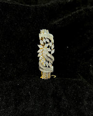 BRACELET/BANGLE Bracelet 036 DUAL PLATING DIAMOND LOOK Openable