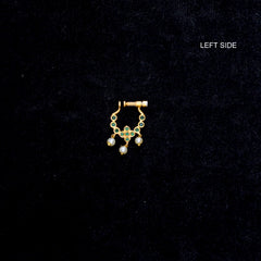 ACCESSORIES  Nose Ring 18 KEMPU EMERALD