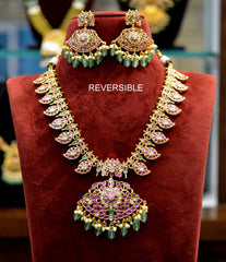 NECKLACE kempu mango necklace green drops KEMPU MULTI COLOR