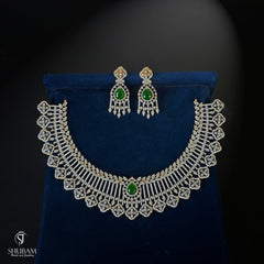 NECKLACE necklace 114 DIAMOND EMERALD