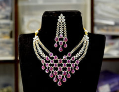 NECKLACE necklace 155 DIAMOND RUBY