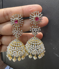 Earring Earrings 082 DIAMOND RUBY