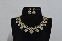 NECKLACE Necklace 961 SHORT- NE961 DIAMOND RUBY