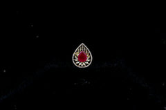 FINGERRING Finerring 62 DIAMOND RUBY