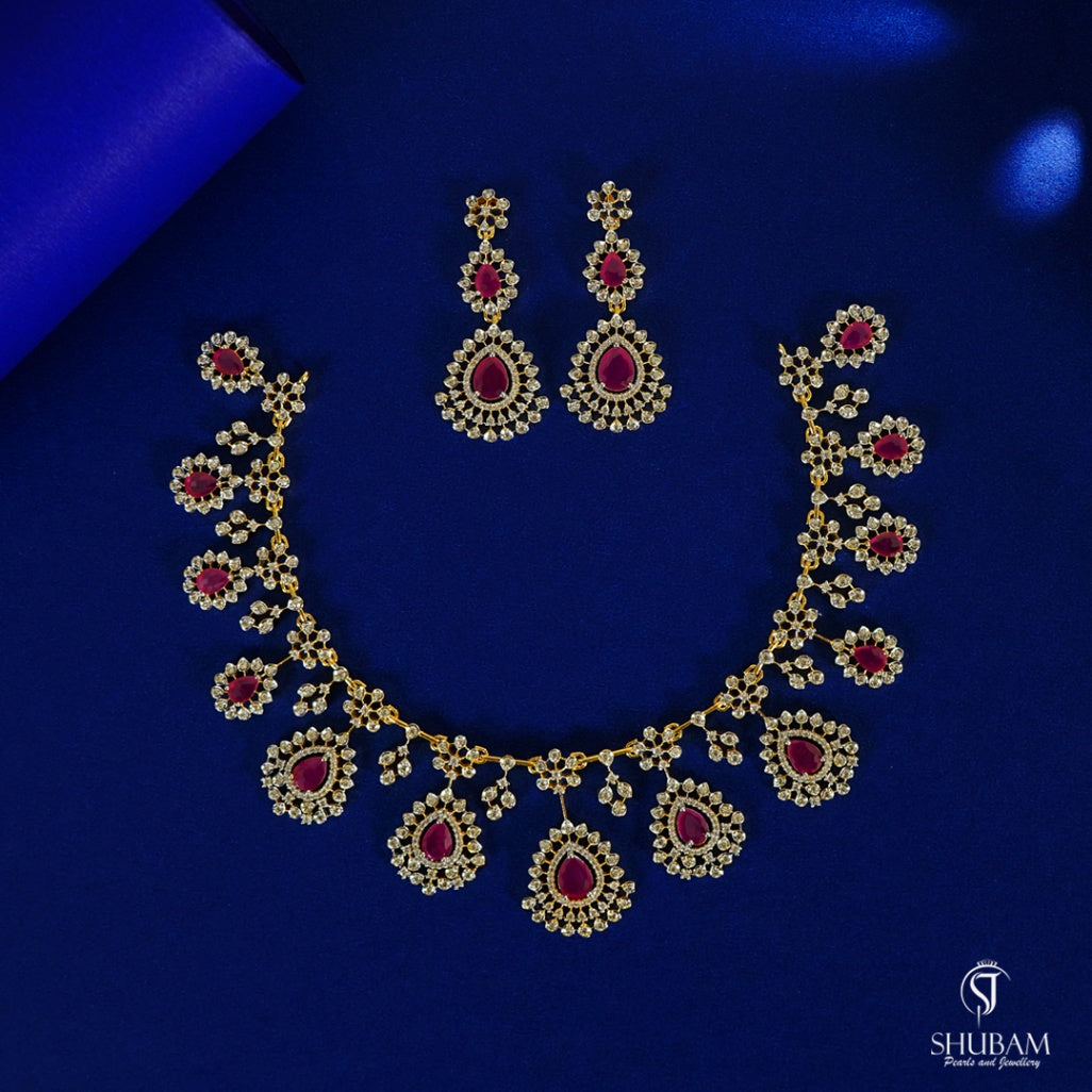 NECKLACE necklace 132 DIAMOND RUBY