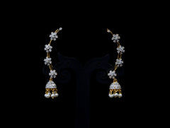 Earring Earcuff 017 DIAMOND  WHITE