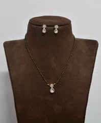 MANGALSUTRA Mangalsutra 054 DIAMOND DUAL PLATING DIAMOND LOOK