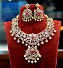 NECKLACE necklace 653 DIAMOND RUBY