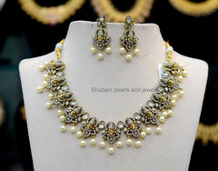 NECKLACE Nk131 VICKTORIAN  WHITE