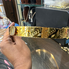 VADDANAM Floral Kids size round brass - KI NAKSHI ANTQIUE GOLDEN