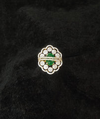 FINGERRING Finger ring 031 DIAMOND EMERALD