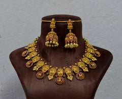 NECKLACE necklace 740 NAKSHI KEMPU EMERALD