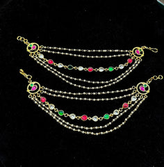 ACCESSORIES EAR Champswrl 020 Kundan BIG SIZE