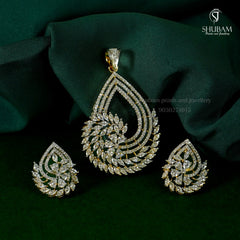 PENDANT SET CHAINS pendant 196 DIAMOND WHITE