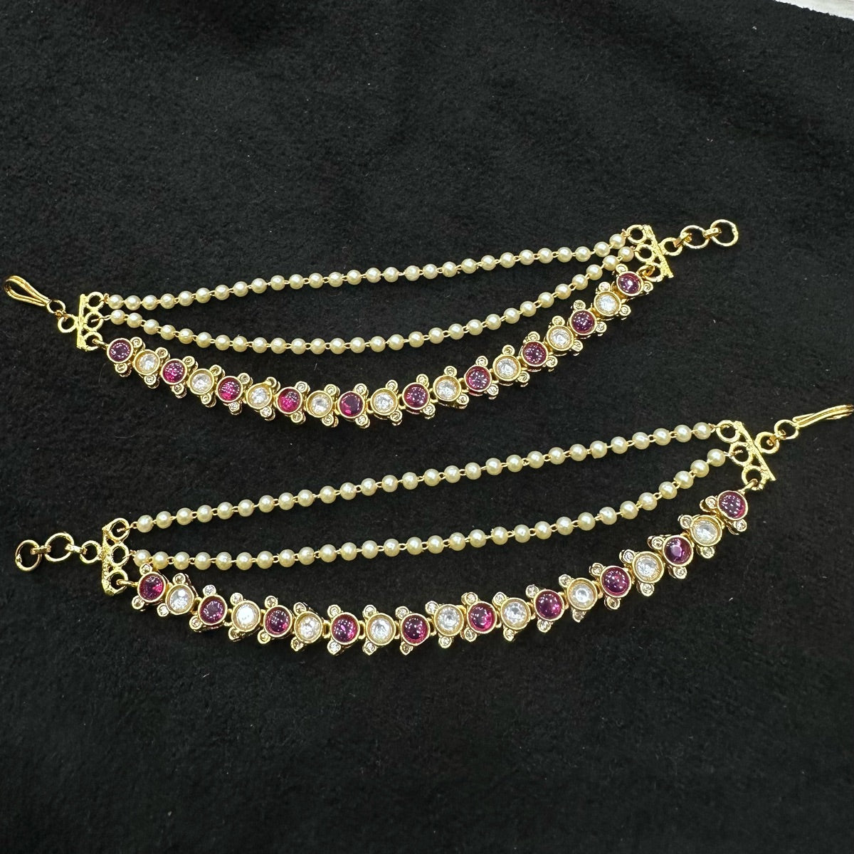 ACCESSORIES  Champswrl 023 RUBY GOLDEN STONE medium