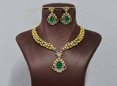 NECKLACE Necklace 479 DIAMOND EMERALD