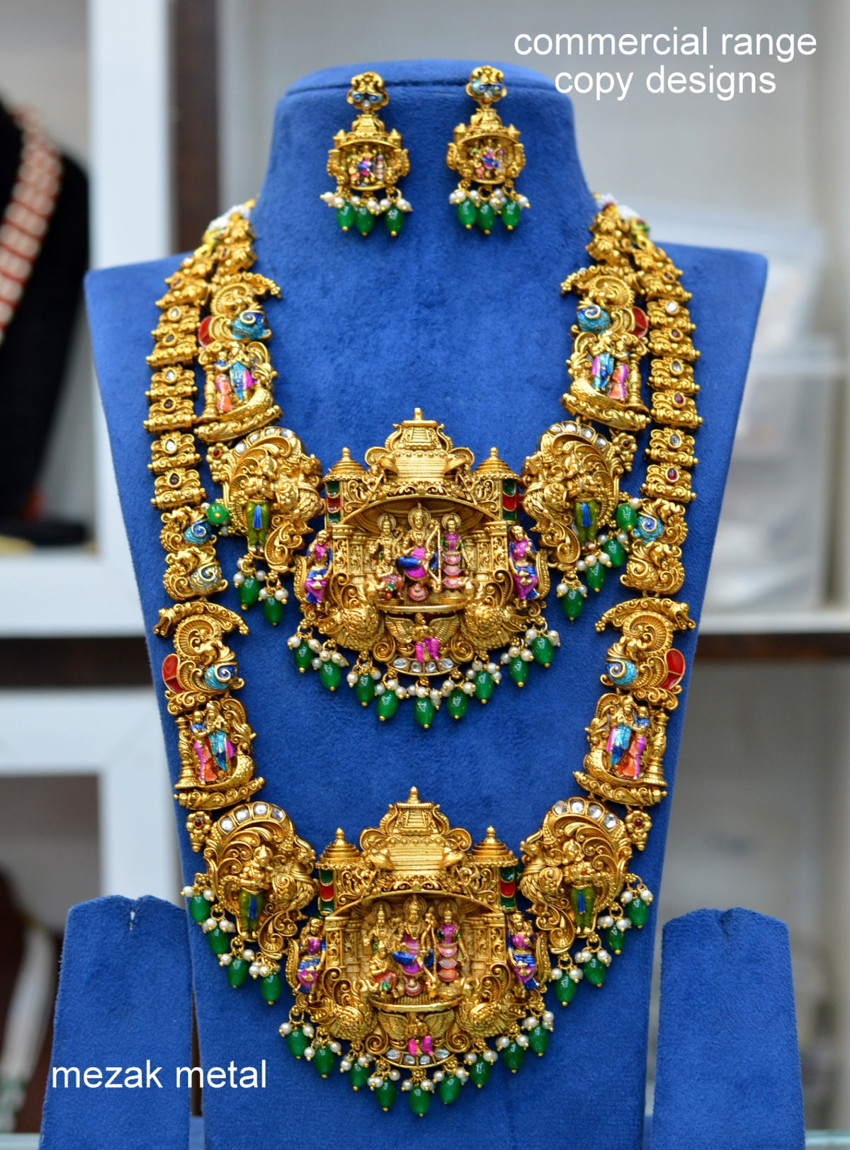 COMBO BRIDAL SET Combo set 004 NAKSHI AD STONE MULTI COLOR