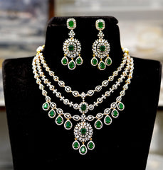 NECKLACE necklace 156 DIAMOND EMERALD