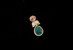 PENDANT SET / LOCKETS Locket 027 MOZONITE MULTI COLOR