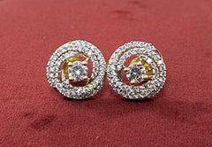 Earring Eartops 184 DIAMOND  WHITE