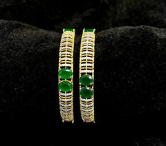 BRACELET/BANGLE BANGLES 1132 EMERALD 2'6