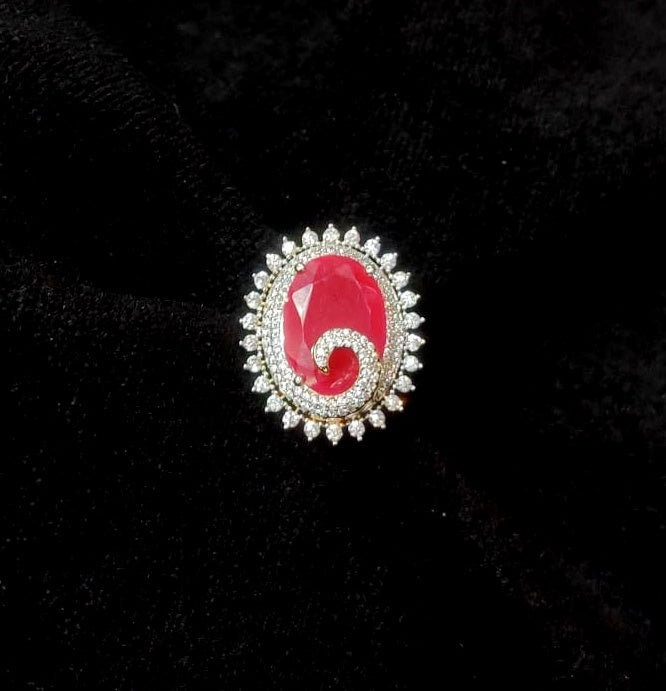 FINGERRING FINGERRING008 DIAMOND  RUBY
