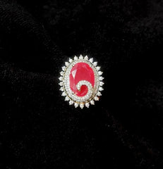 FINGERRING FINGERRING008 DIAMOND  RUBY