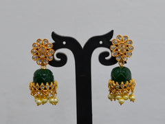 Earring Color changeable 5 colors GOLDEN STONE MULTI COLOR