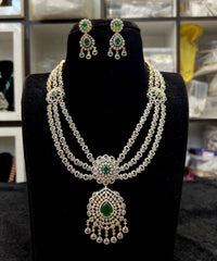 NECKLACE necklace 617 DIAMOND EMERALD