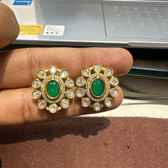 Earring Earrings 263 MOZONITE EMERALD