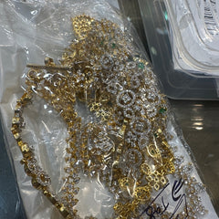 NECKLACE GJ NECKLACE 443 DIAMOND  EMERALD