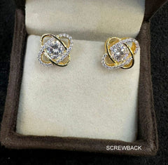 Earring eartops 088 DIAMOND WHITE