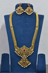 NECKLACE necklace 934 GOLDEN STONE RUBY