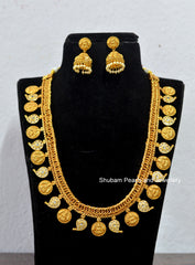NECKLACE Jalebinecklace 3 NAKSHI ANTQIUE GOLDEN LONG- GON