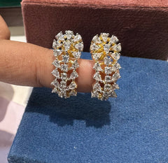 Earring ER027 DIAMOND  WHITE